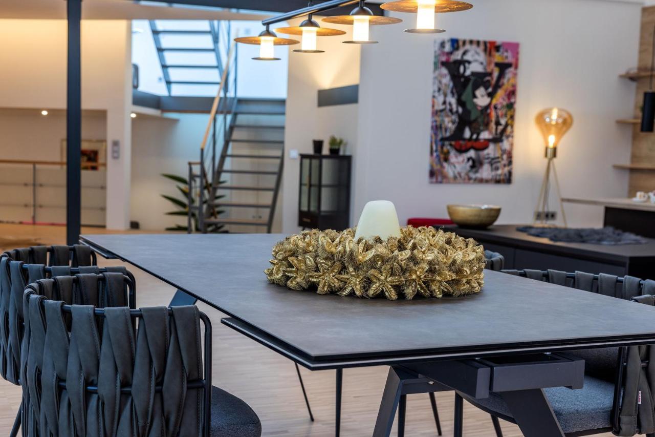 Luxus Wellness Loft - 245Qm - Designwohnen Im Zentrum Gütersloh Kültér fotó