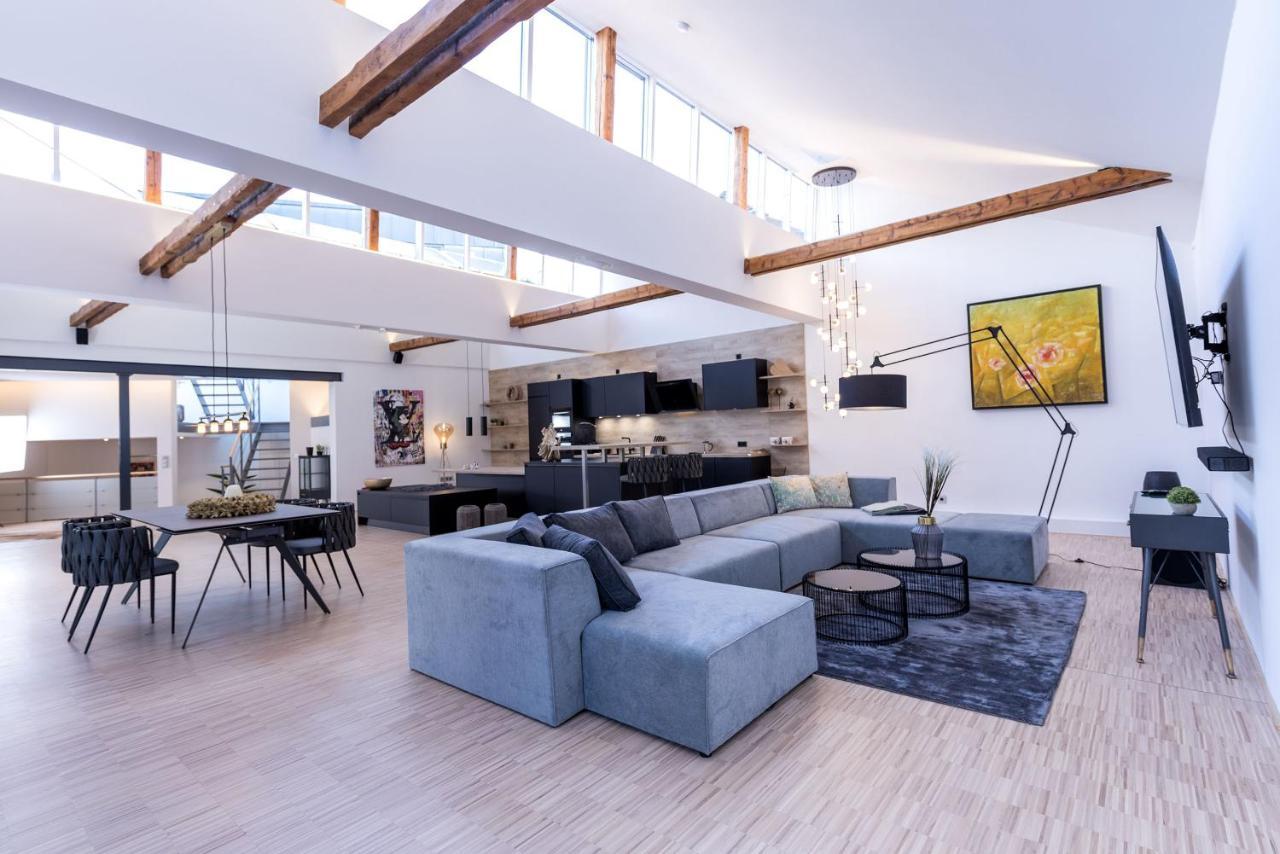 Luxus Wellness Loft - 245Qm - Designwohnen Im Zentrum Gütersloh Kültér fotó