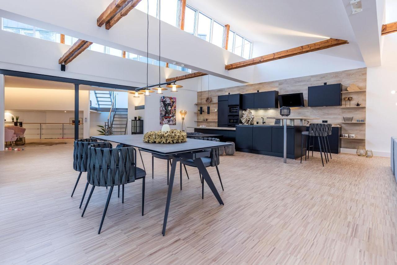 Luxus Wellness Loft - 245Qm - Designwohnen Im Zentrum Gütersloh Kültér fotó