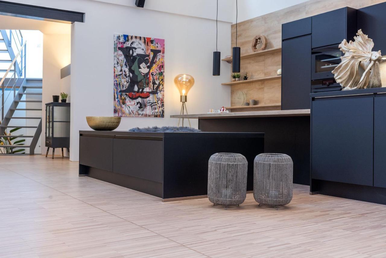 Luxus Wellness Loft - 245Qm - Designwohnen Im Zentrum Gütersloh Kültér fotó