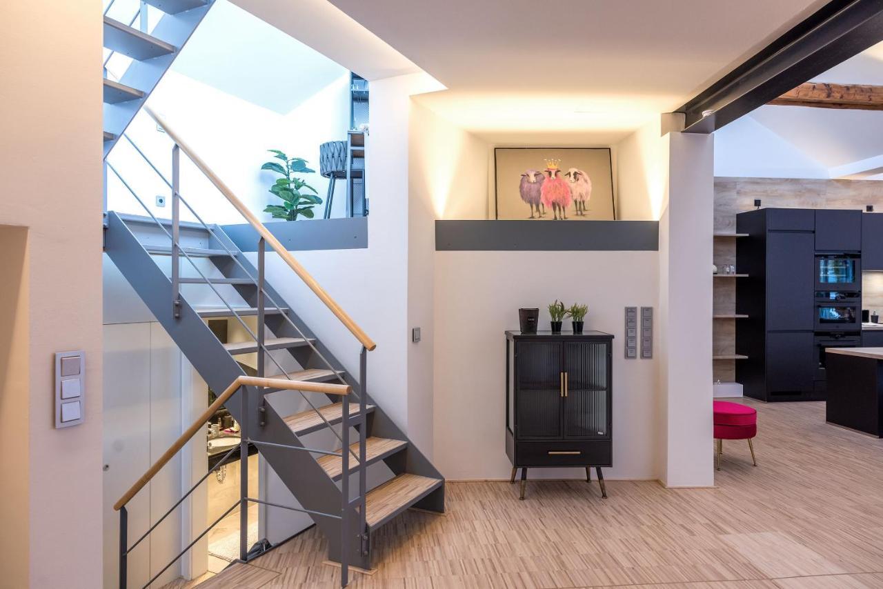 Luxus Wellness Loft - 245Qm - Designwohnen Im Zentrum Gütersloh Kültér fotó