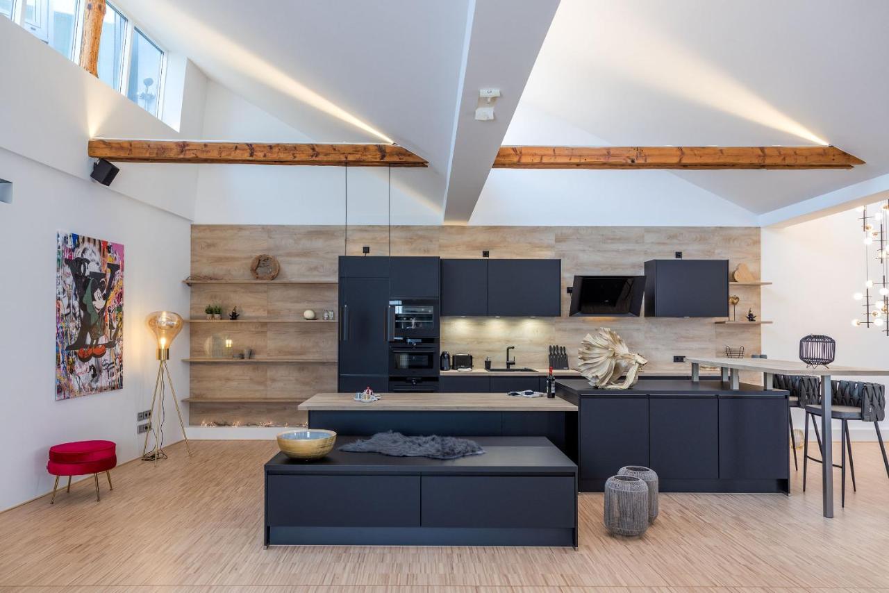 Luxus Wellness Loft - 245Qm - Designwohnen Im Zentrum Gütersloh Kültér fotó